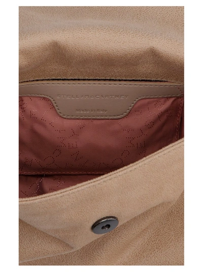 Shop Stella Mccartney Falabella Shoulder Bag In Beige