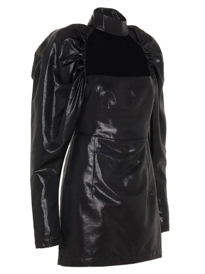 Shop Rotate Birger Christensen Rotate Kaya Mini Dress In Black