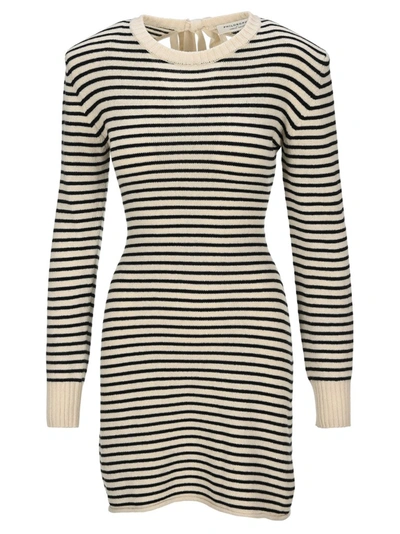 Shop Philosophy Di Lorenzo Serafini Striped Knit Dress In Multi