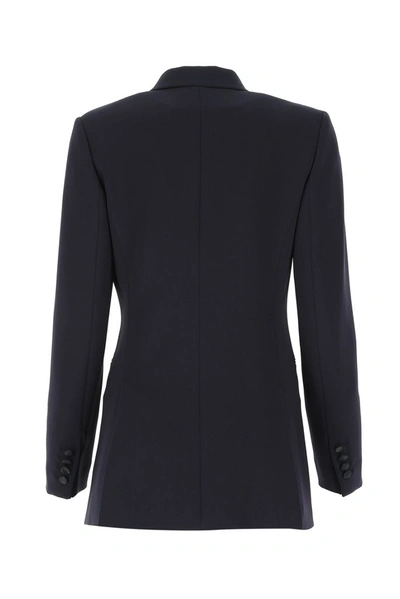 Shop Max Mara Lolly Tailored Blazer In Blue