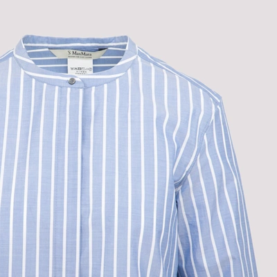 Shop 's Max Mara Addi Striped Shirt In Blue