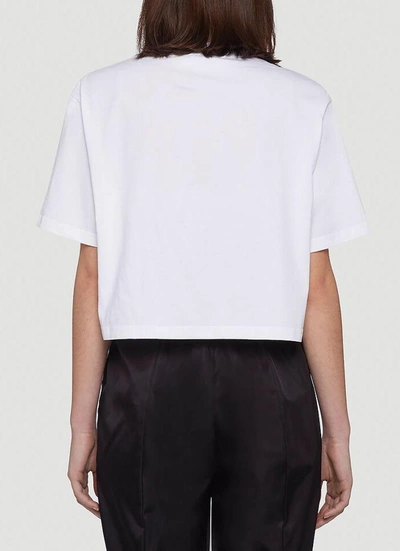 Shop Alyx 1017  9sm Cropped Crewneck T In White
