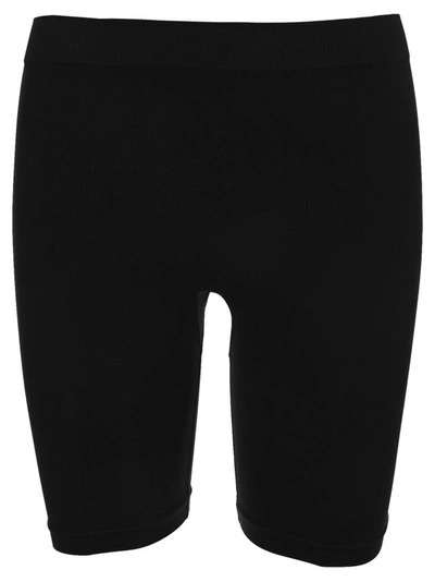Shop Helmut Lang Seamless Biker Shorts In Black