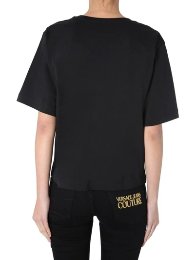 Shop Boutique Moschino Hippie Chick Print T In Black