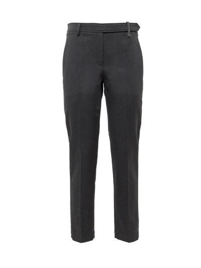 Shop Brunello Cucinelli Slim Leg Trousers In Black