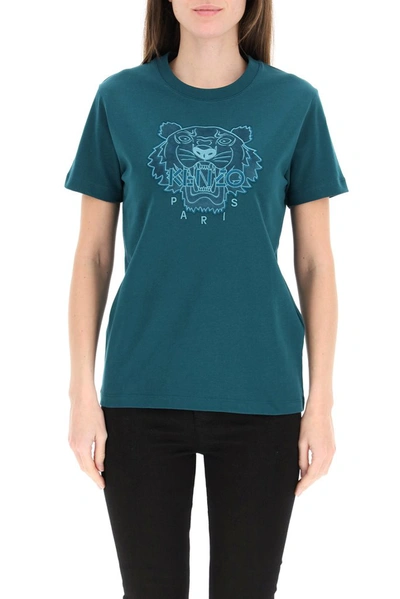 Shop Kenzo Tiger Oversized T In Green