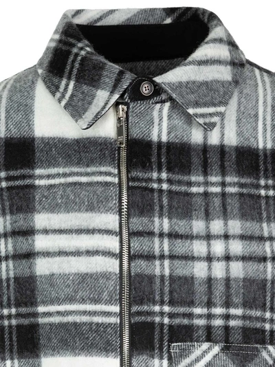 Shop We11 Done We11done Checked Overshirt In Multi