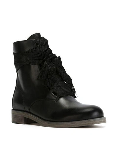 Shop Chloé Lace-up Boots