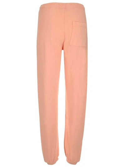 Shop Sporty And Rich Sporty & Rich Logo Embroidered Sweatpants In Pink
