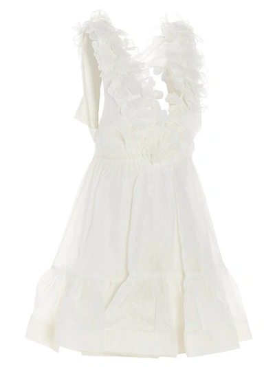 Shop Zimmermann The Lovestruck Garland Mini Dress In White