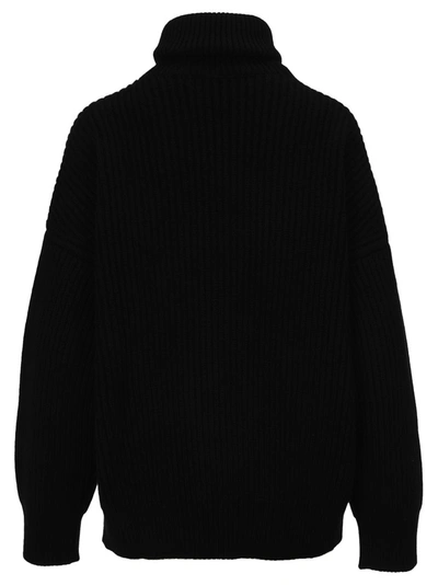 Shop Dolce & Gabbana Ribbed Turtleneck Sweater In Black
