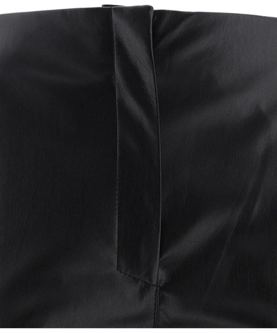 Shop Nanushka Rhyan Faux Leather Pants In Black