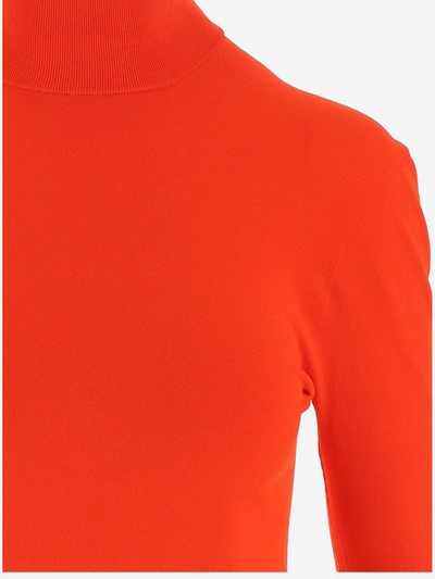 Shop Bottega Veneta Turtleneck Knitted Sweater In Red