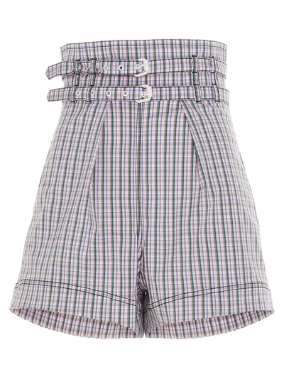 Shop Philosophy Di Lorenzo Serafini Camille Check Shorts In Multi