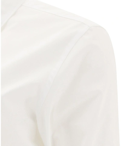 Shop Aspesi Poplin Classic Shirt In White