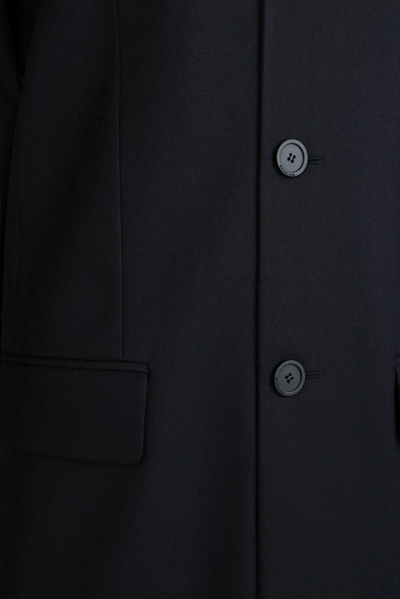 Shop Balenciaga Back To Front Midi Dress In Black