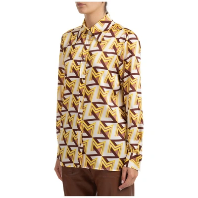 Shop Msgm Graphic Printed Shirt In Multi