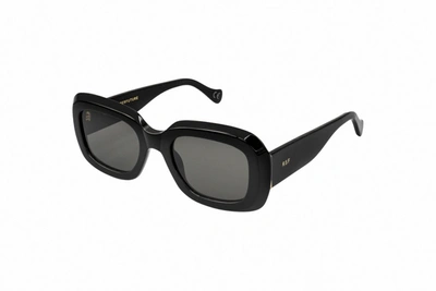 Shop Retrosuperfuture Virgo Square Frame Oversized Sunglasses In Black
