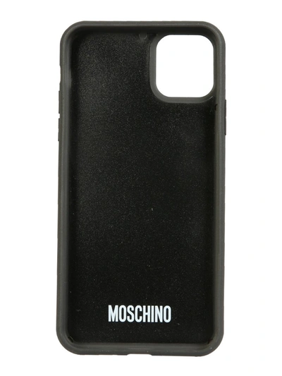 Shop Moschino Italian Teddy Bear Iphone 11 Pro Max Cover In Black