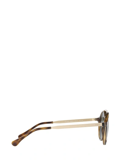 Shop Polo Ralph Lauren Pilot Round Frame Sunglasses In Brown