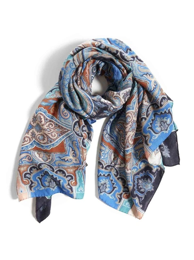 Shop Etro Paisley Printed Scarf In Multi