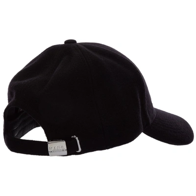 Shop Karl Lagerfeld K/signature Cap In Black