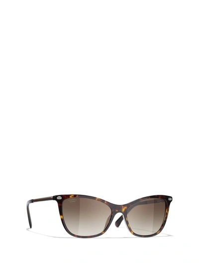 Pre-owned Chanel Cat Eye Sunglasses In Multi
