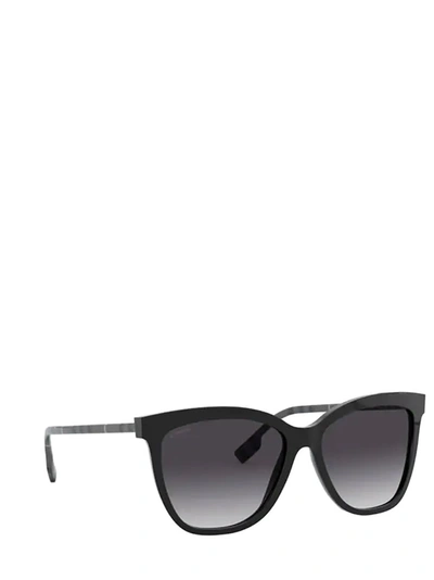 Shop Burberry Eyewear Oversized Square Frame Sunglasses In Black