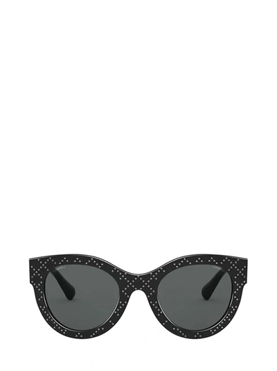 Pre-owned Chanel Butterfly Sunglasses In Black