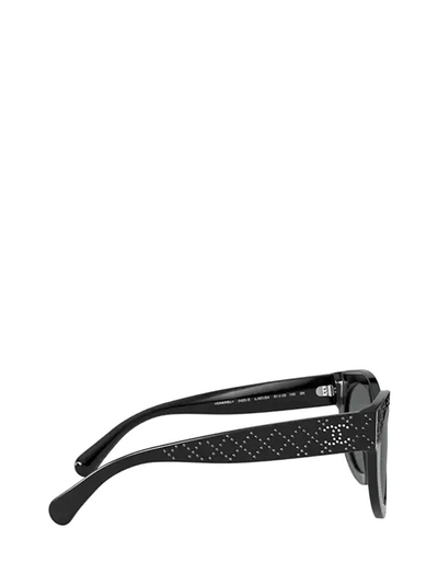 Pre-owned Chanel Butterfly Sunglasses In Black