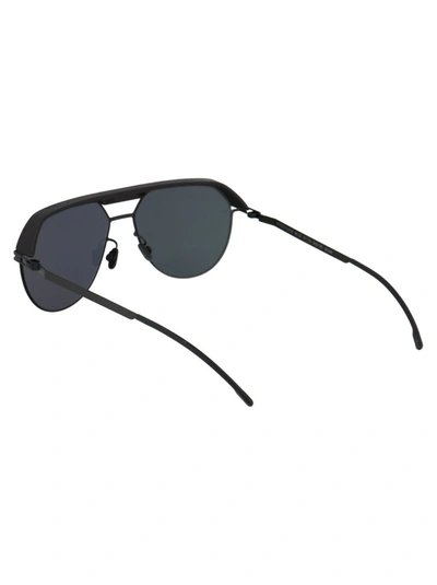 Shop Mykita Ml02 Aviator Sunglasses In Black