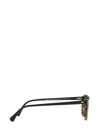 Shop Oliver Peoples Gregory Peck Sun Sunglasses In Black