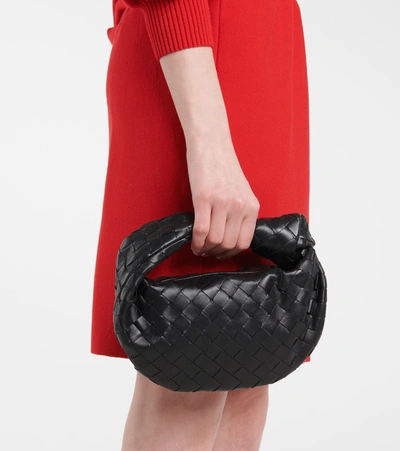 Bottega Veneta Bv Jodie Mini Leather Tote In Black