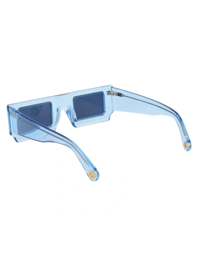 Shop Jacquemus Les Lunettes Soleil 3d Sunglasses In Blue