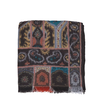 Shop Etro Paisley Patterned Scarf In Multi