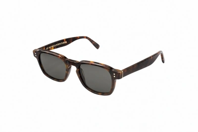 Shop Retrosuperfuture Luce Square Frame Sunglasses In Brown