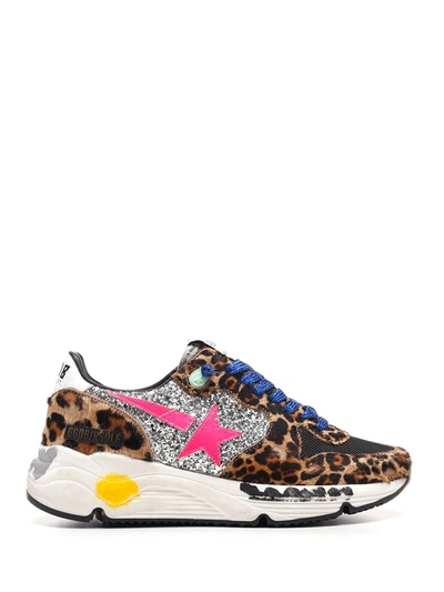 Shop Golden Goose Deluxe Brand Running Sole Sneakers In Multi