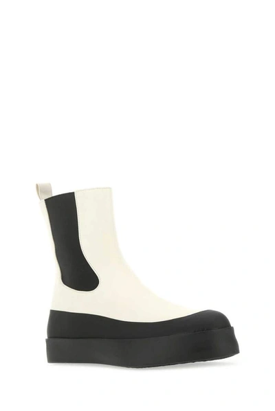 Shop Neous Zaniah Chelsea Boots In White