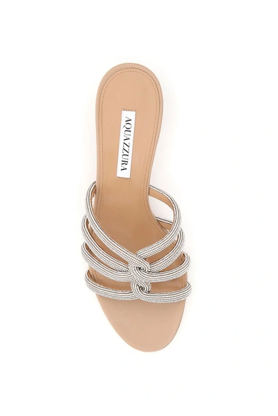 Shop Aquazzura Moondust 50 Sandals In Multi