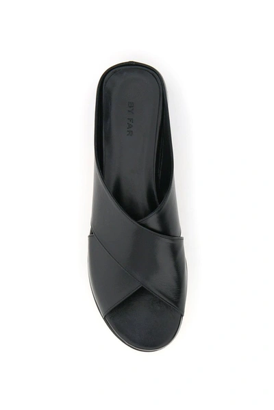 Shop By Far Iggy Mules In Black