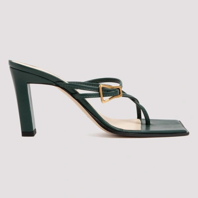 Shop Wandler Yara Strap Sandals In Green