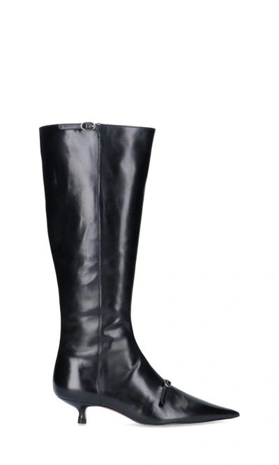 Shop Abra Sharp Boots In Black