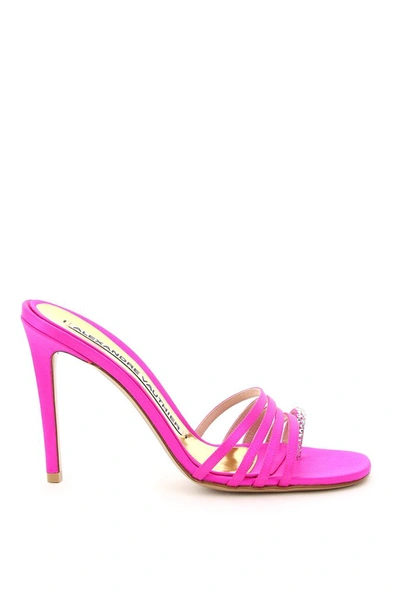 Shop Alexandre Vauthier Salma Embellished Sandals In Pink