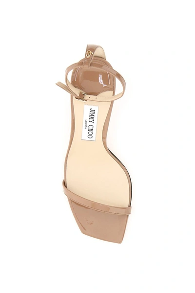 Shop Jimmy Choo Marin 90 Sandals In Beige