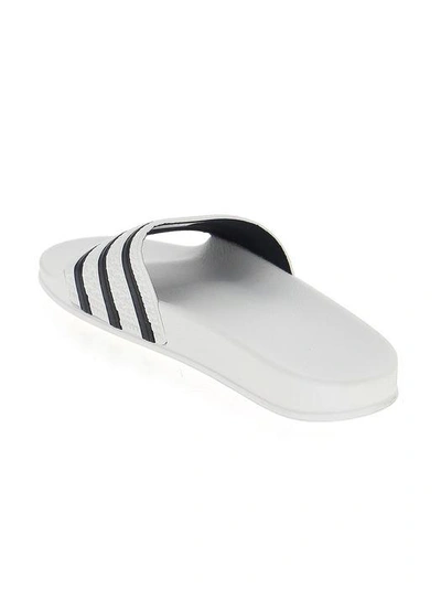 Shop Adidas Originals Adilette Slides In White