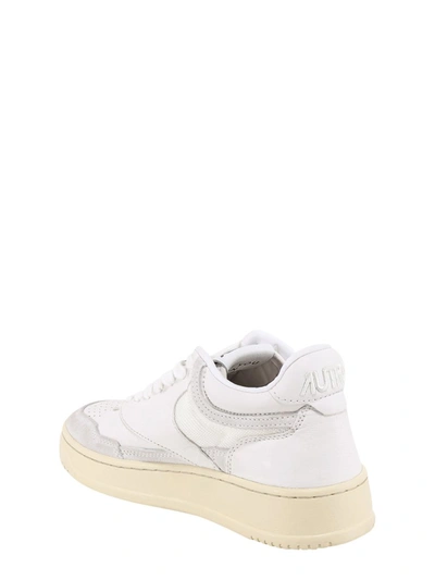 Shop Autry Logo Patch Sneakers In White