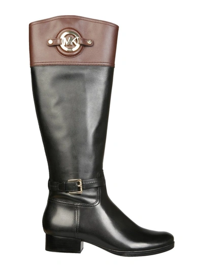 Shop Michael Michael Kors Stockard Boots In Black