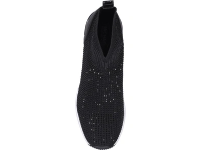 Shop Michael Michael Kors Skyler Embellished Sock Sneakers In Black