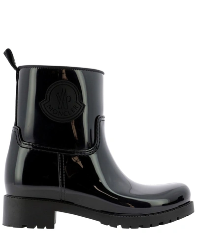 Shop Moncler Ginette Rain Boots In Black