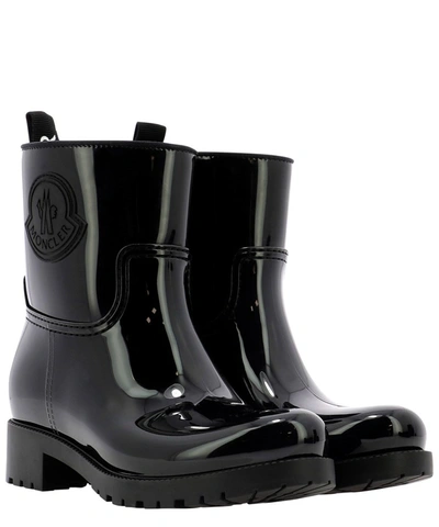 Shop Moncler Ginette Rain Boots In Black